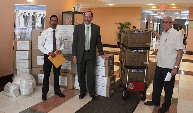 CARICOM SG receives Guyana Private Sector Commission donations for storm-hit Dominica