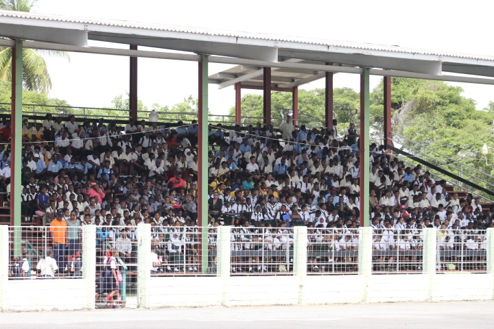 A section of the students who attended the Education Month Rally 2015.