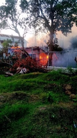 Fire destroys house behind La Grange police station; fresh calls for fire station at West Bank Demerara
