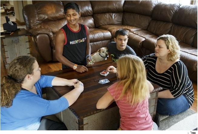 Thankful times for Guyanese boy from West Ruimveldt;  US family adopting him