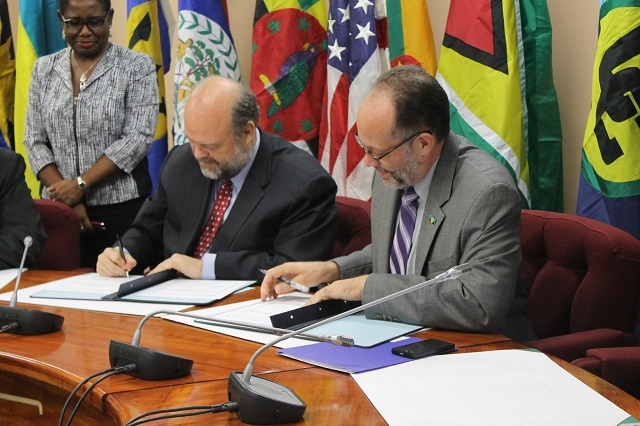 Caricom, US ink agreement to fight several social issues