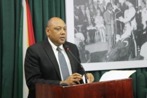 Minister of Natural Resources, Raphael Trotman.