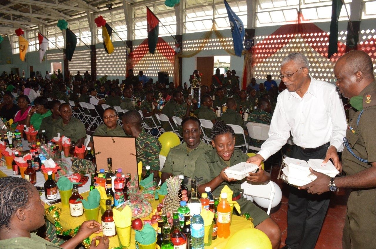 President Granger thanks GDF for service to the Nation