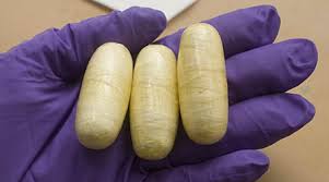 More cocaine pellets coming down… 62 grammes and counting