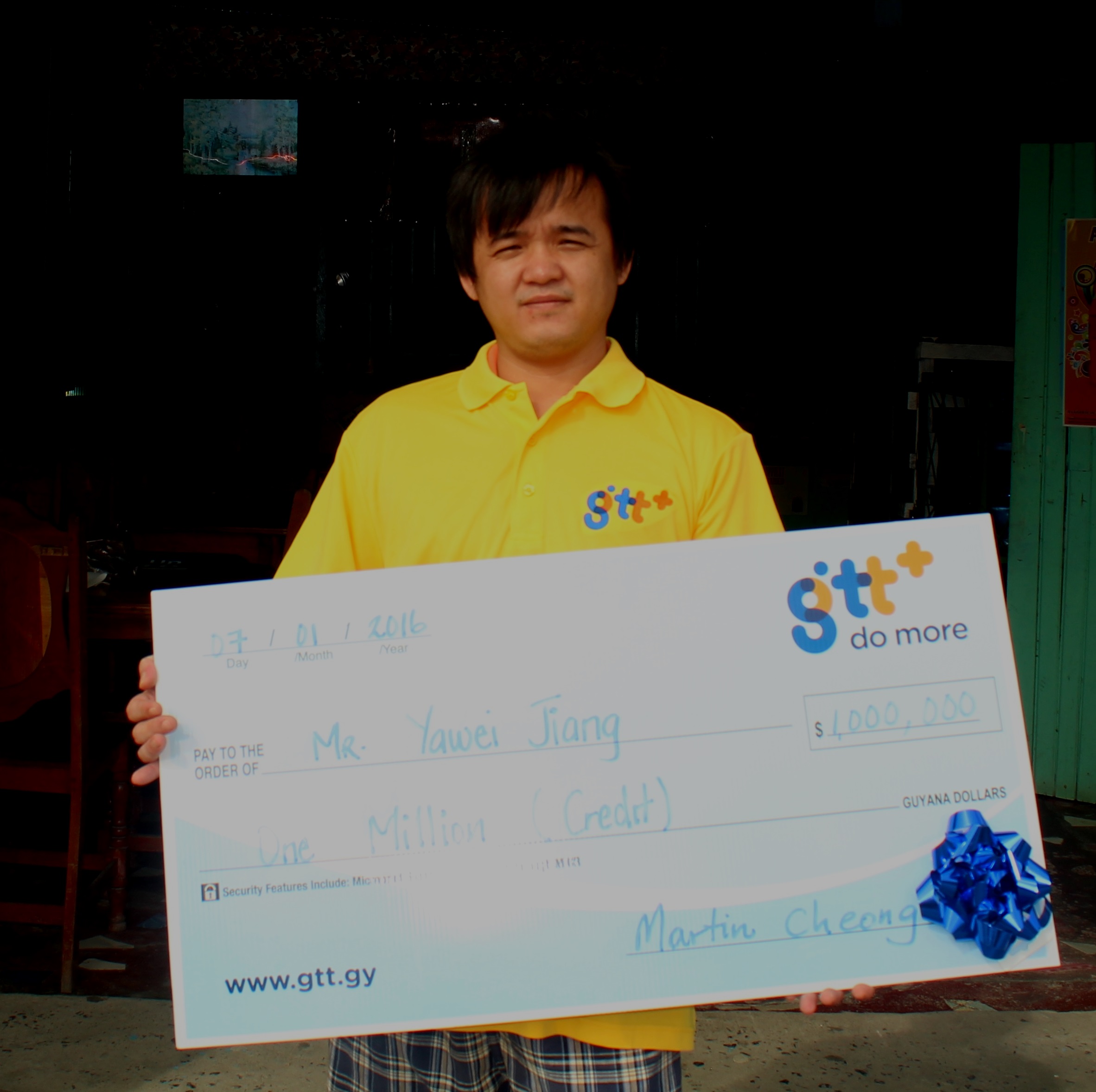 Essequibo Merchant is GTT winner in Merchant promotion