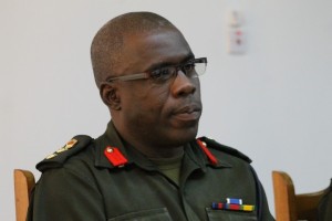Commandant of the Guyana People's Militia, Colonel Patrick West.