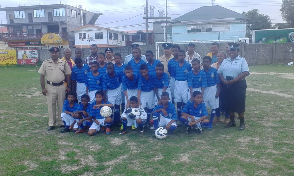 Police Force establishes football club in Bartica