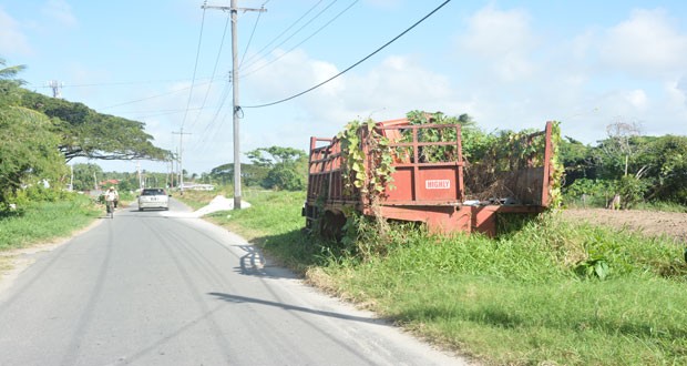 Derelict vehicles to be dumped off the Linden-Soesdyke Highway