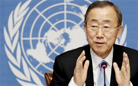 From the Glass Ceiling to a Carpet of Shards- UN Secretary General, Ban Ki Moon
