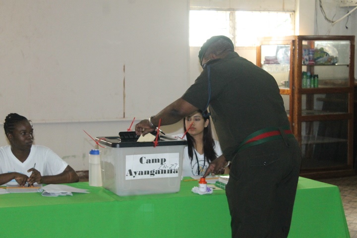 Disciplined Forces ‘ink’ off LGE voting