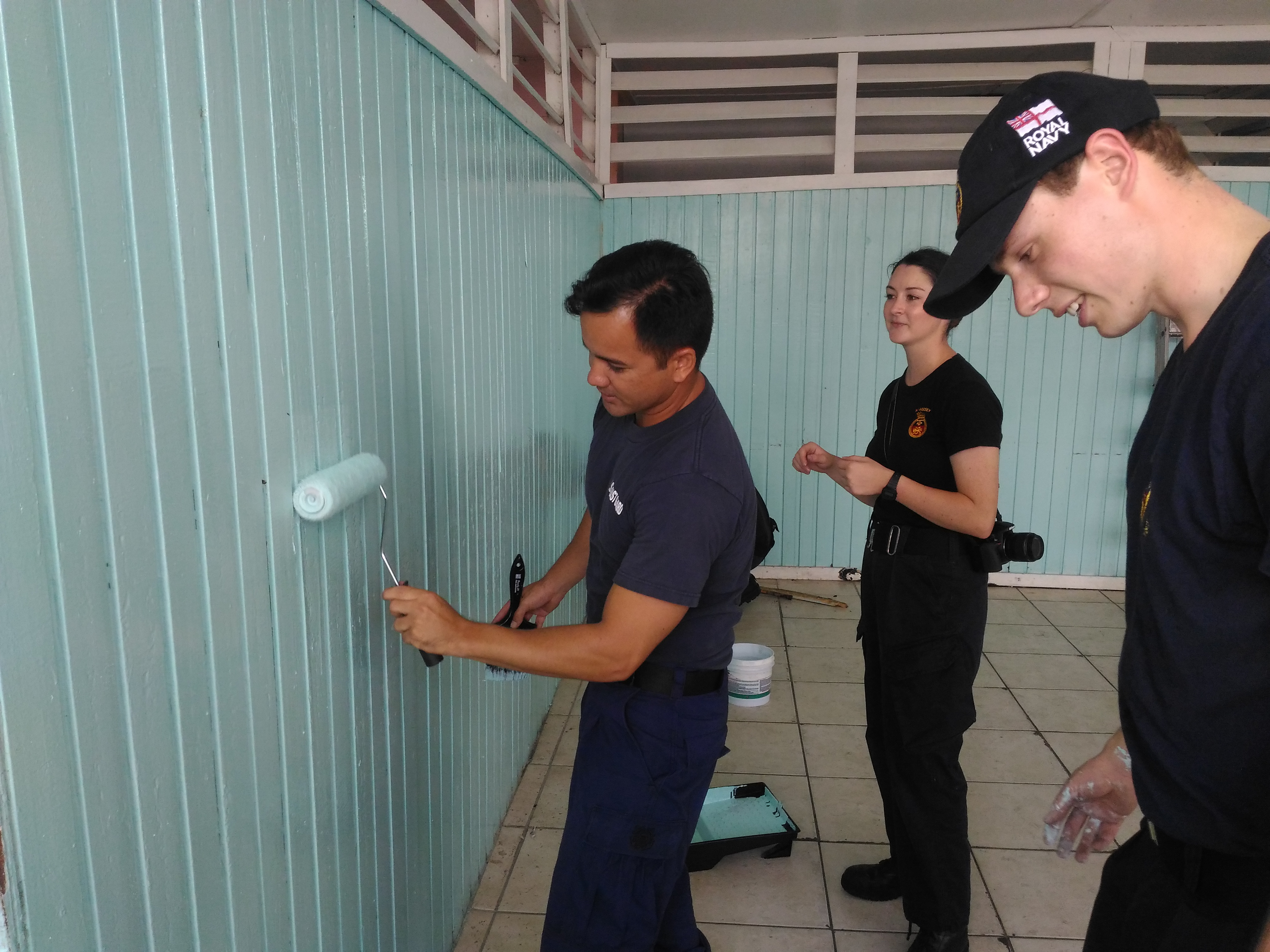 Royal Navy crew gives Joshua House facelift