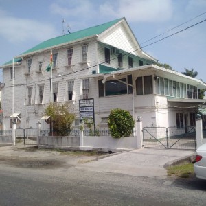 The headquarters of the National Industrial and Commercial Investments Limited (NICIL), Barrack Street, Kingston, Georgetown.