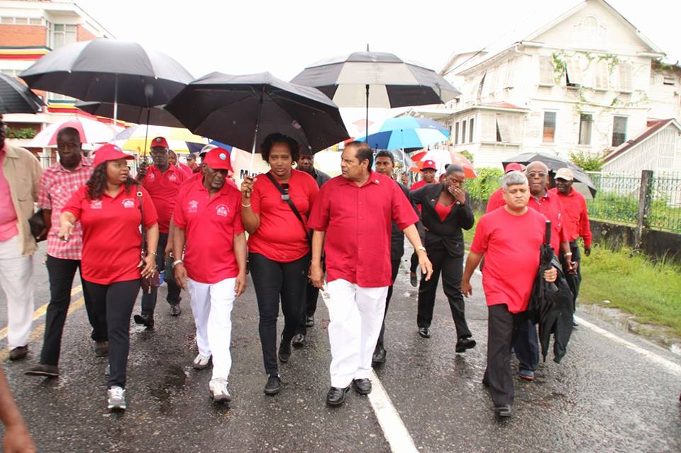 Trade Unionists, Prime Minister clash over workers rights at May Day Rally