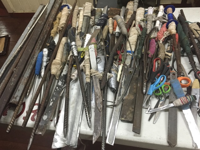 Syringes, tattoo machine, drugs, weapons found in Georgetown Prison