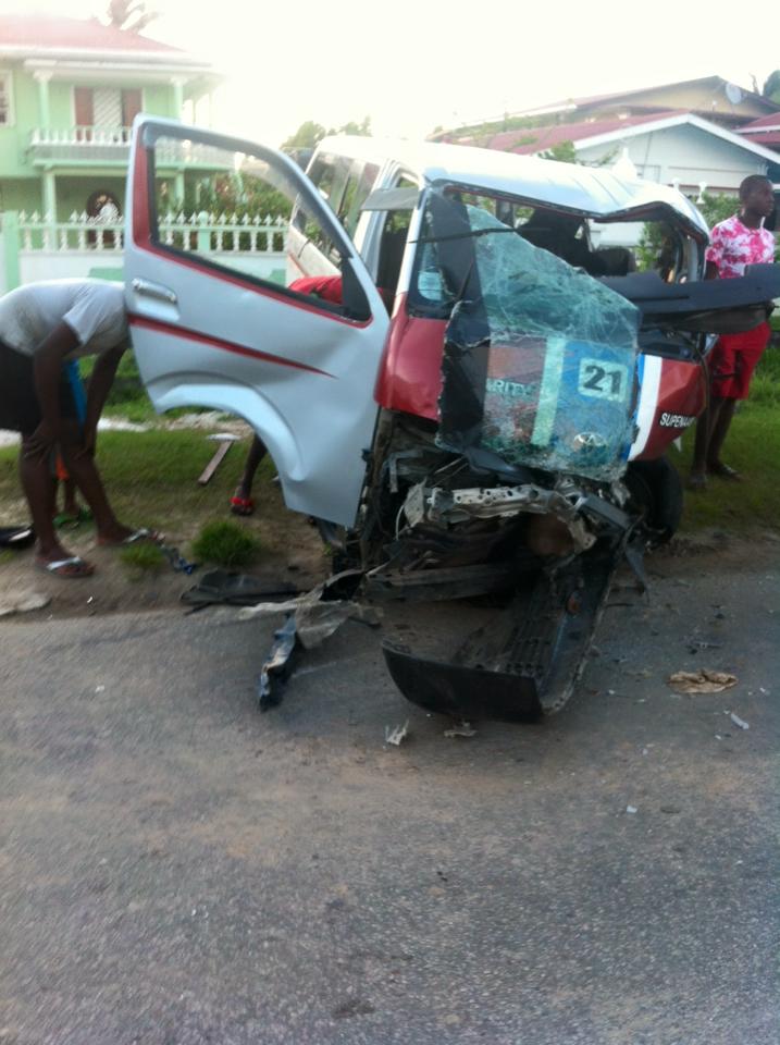 Three killed, several injured in collision on Essequibo Coast