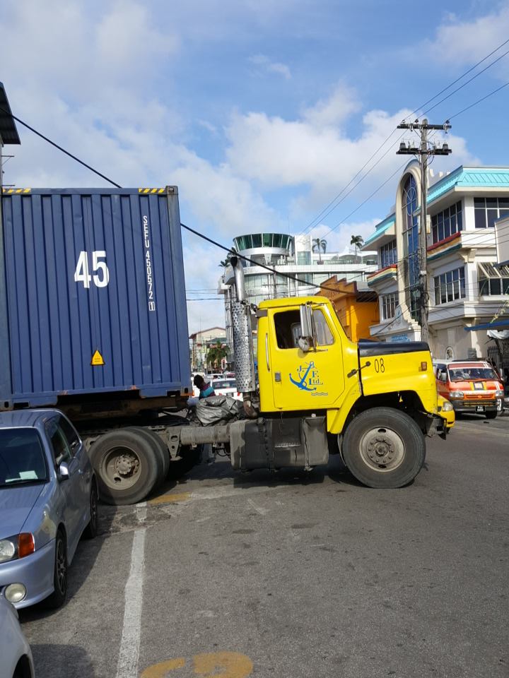 Parking fee set for shipping containers in Georgetown