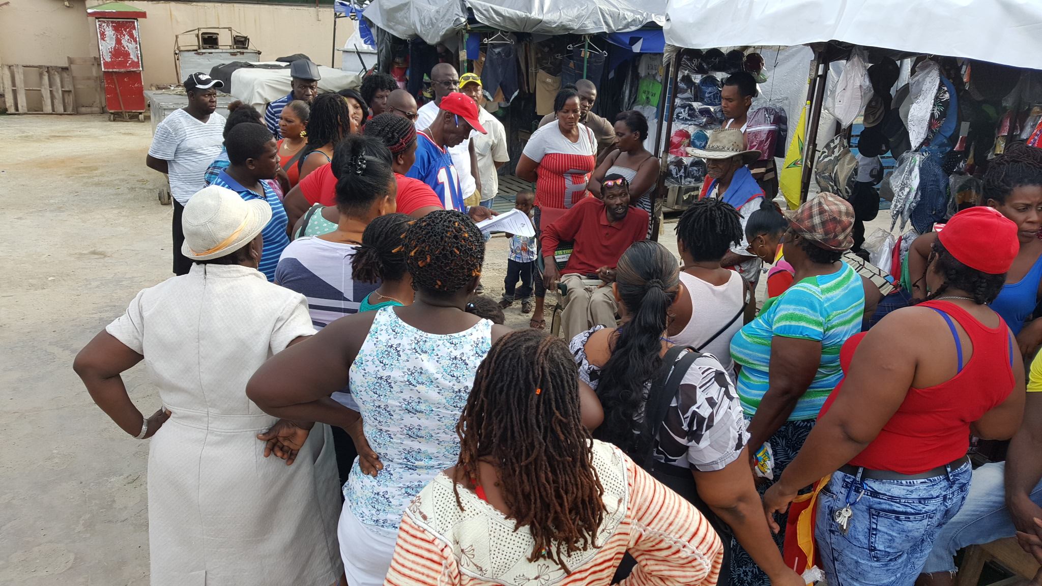 Newly-formed vendors union to push for selling outside Stabroek Market