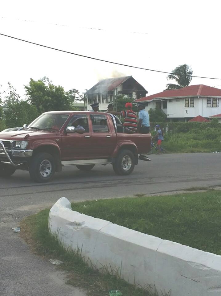 Fire destroys old Nurses Hostel in New Amsterdam