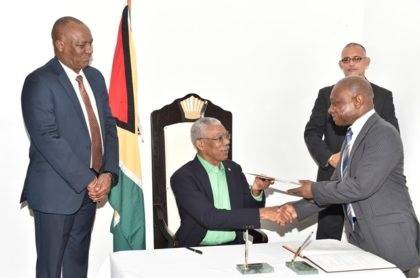 Carl Greenidge is acting Prime Minister