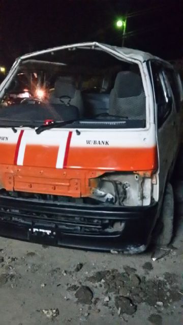 Bus accident on slippery West Bank Demerara Road leaves one dead, several injured