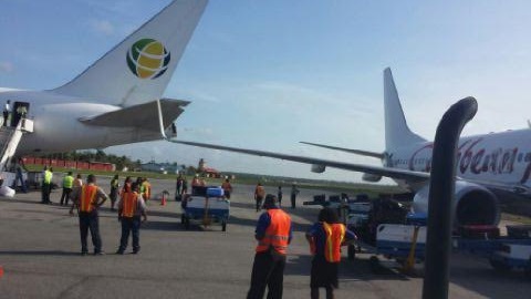 CAL, Fly Jamaica planes damaged in incident at Cheddi Jagan International Airport