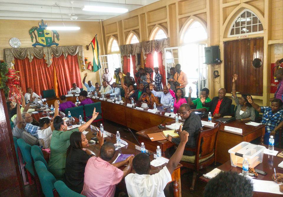 Deputy Mayor’s withdrawal sees Chase-Green re-elected Mayor amidst protest outside City Hall