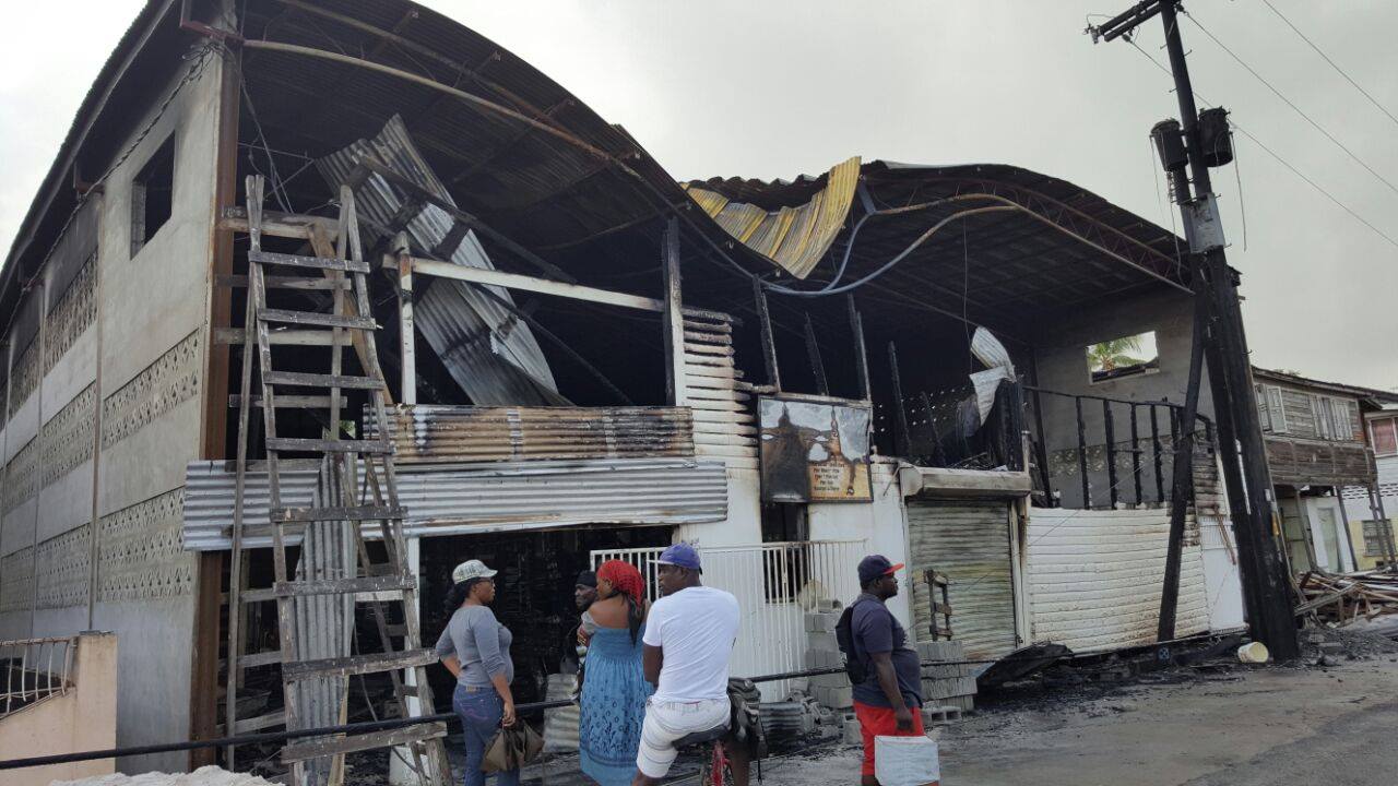 Fire destroys bakery in Buxton; arson suspected