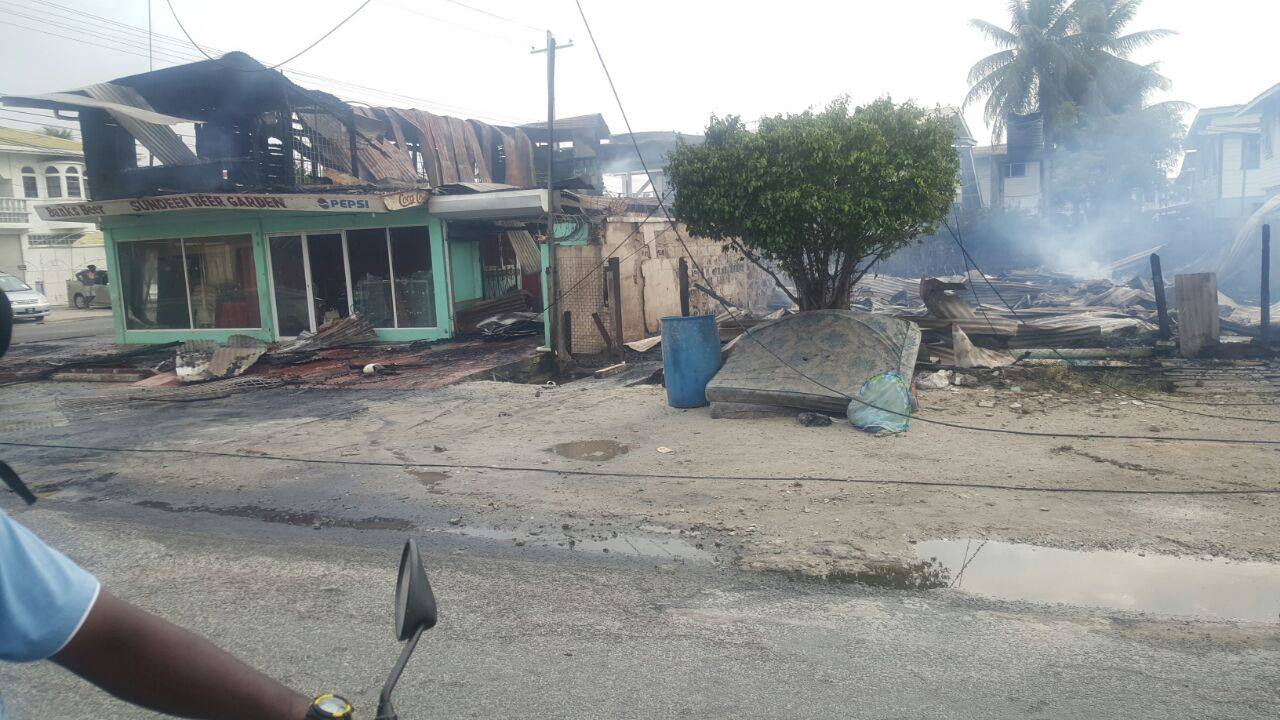 Early morning fire destroys three buildings in Kitty – Demerara Waves ...