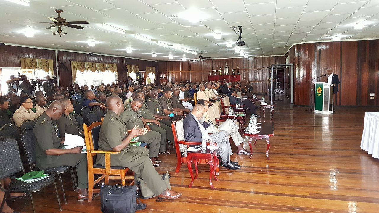 Pres. Granger raises concern about street protest calls at GDF Officers Conference