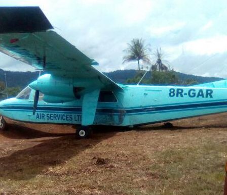 Air Services Limited’s plane damaged on landing at interior airstrip