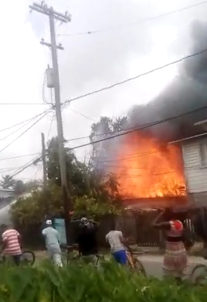 Fire destroys La Penitence house