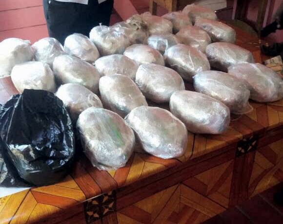 Five arrested for Essequibo Coast marijuana bust