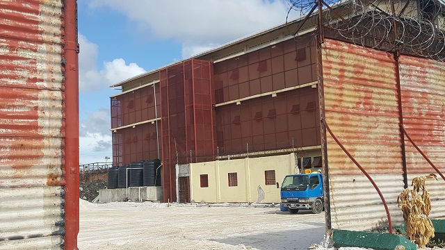 90 “real bad” inmates still in swampy area earmarked for sand-filling ; high-tech scanners for rehabilitated Camp Street jail