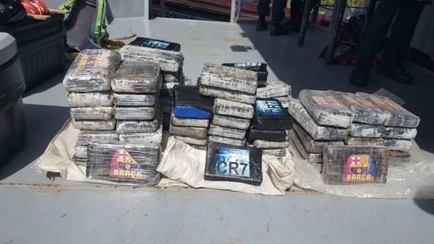 GDF Coast Guard intercepts boat with cocaine, two men arrested