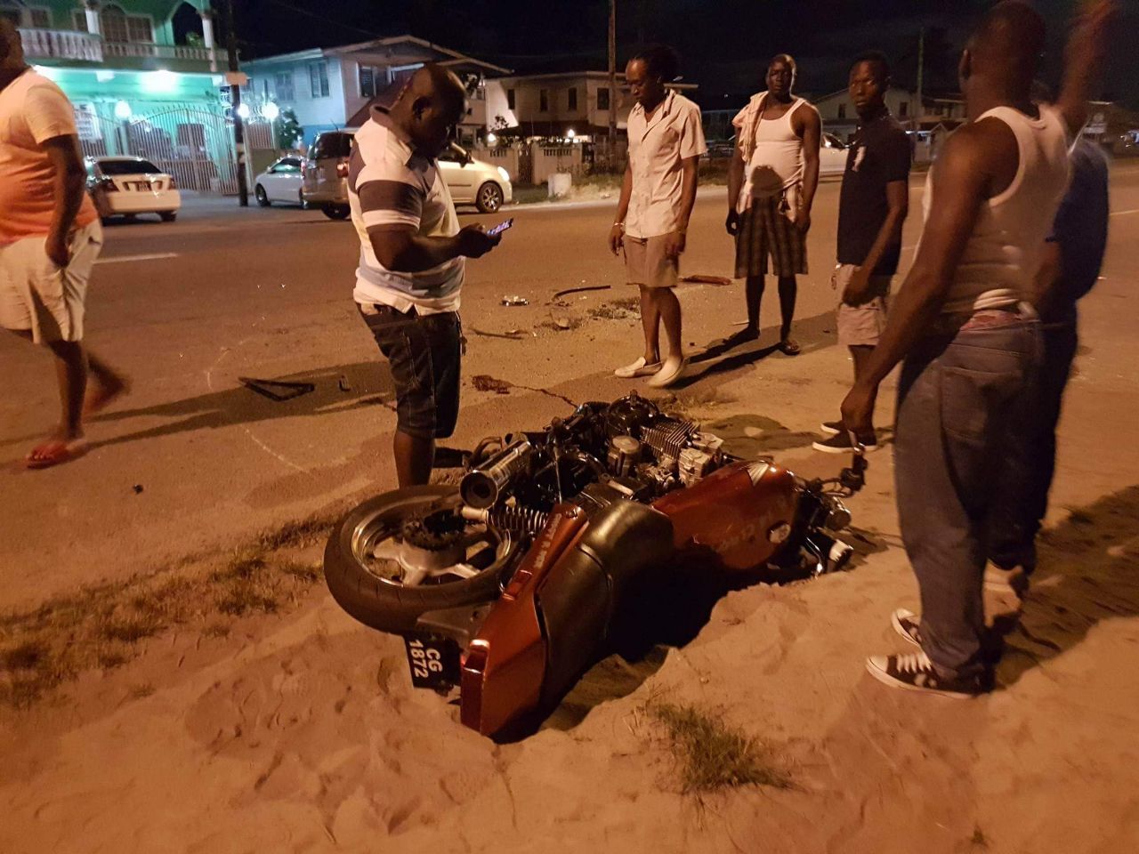 Biker dies in East Demerara smash-up