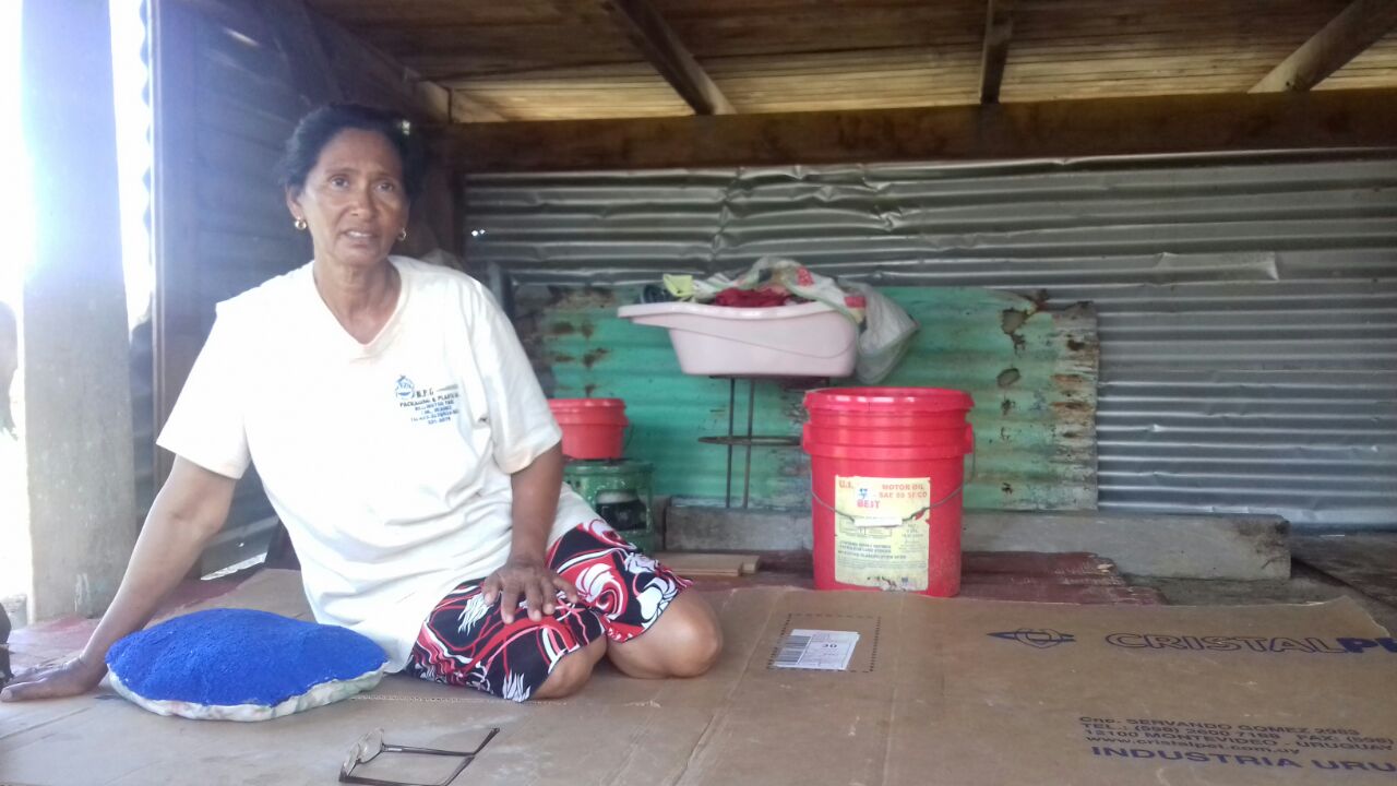 Construction of Bath storm victim’s house delayed  -forced to sleep in a makeshift shack under destroyed house.