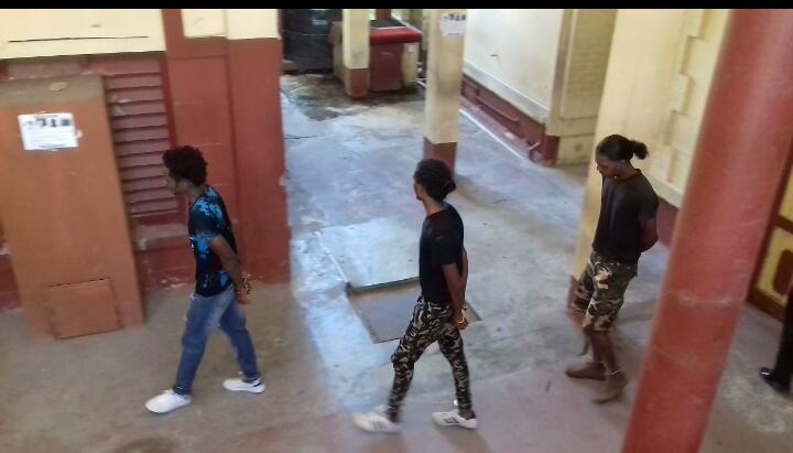 Three charged with murder of elderly women