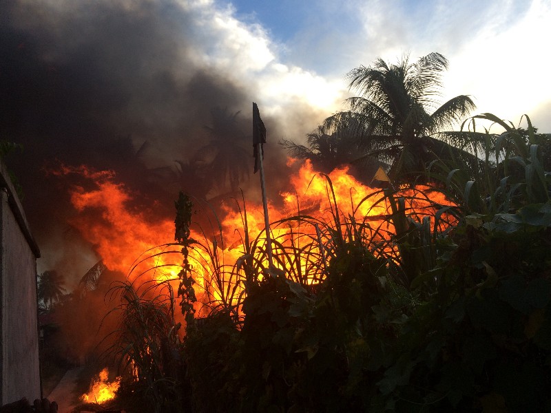 Mystery fire guts Corentyne home