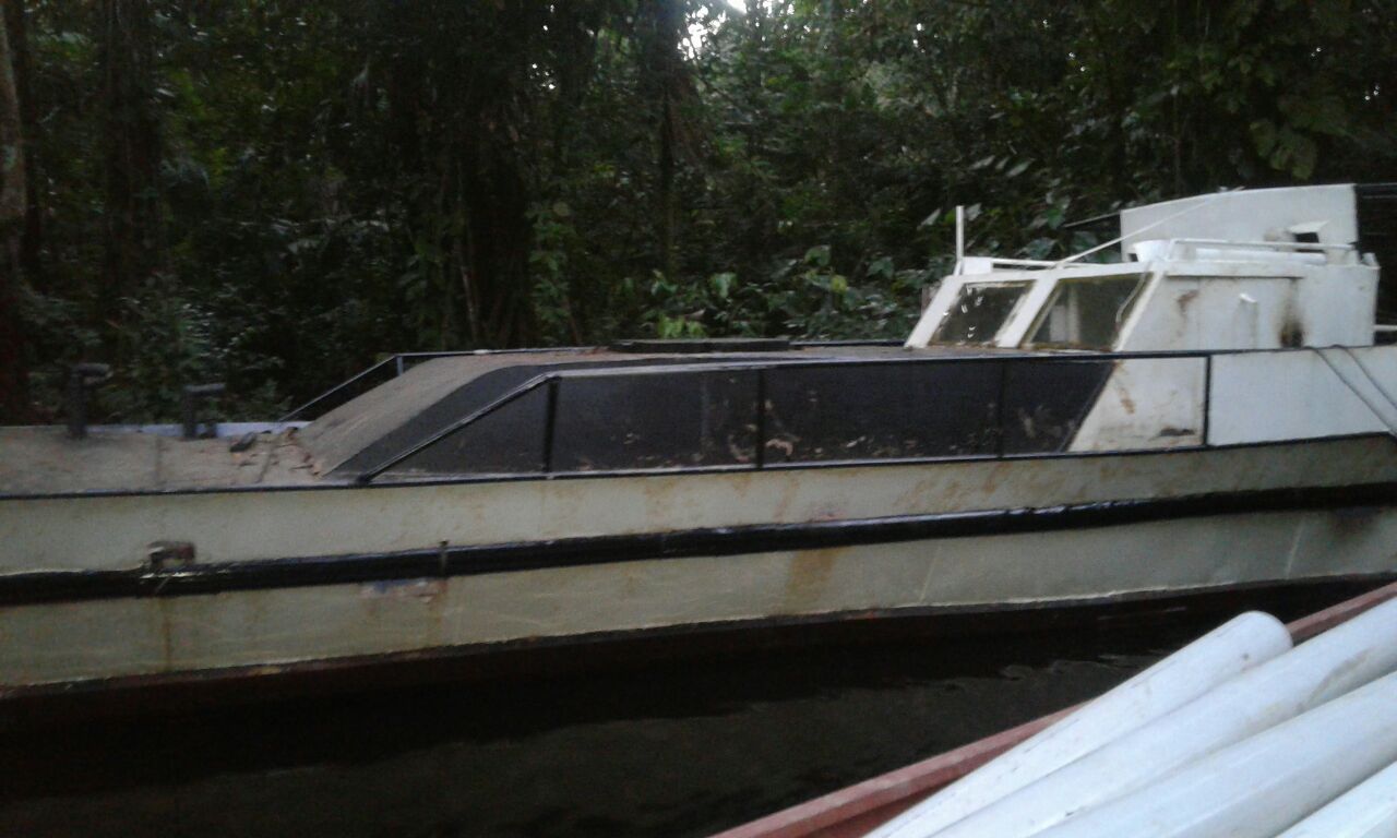 Suspected cocaine-trafficking semi-submersible seized; Guyanese, Venezuelan arrested