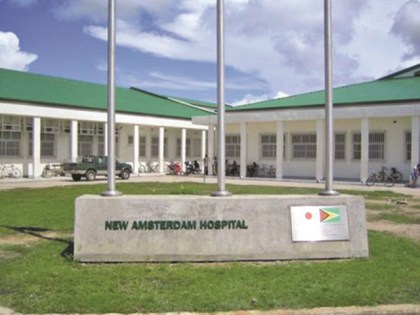 Two-headed still-born baby delivered at New Amsterdam Hospital