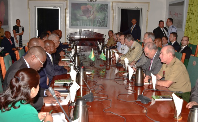 Guyana, Brazil to review 2012 joint communiqué to intensify defence cooperation