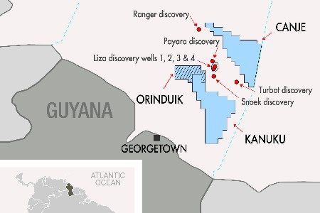 French oil company farms in on existing oil concessions offshore Guyana