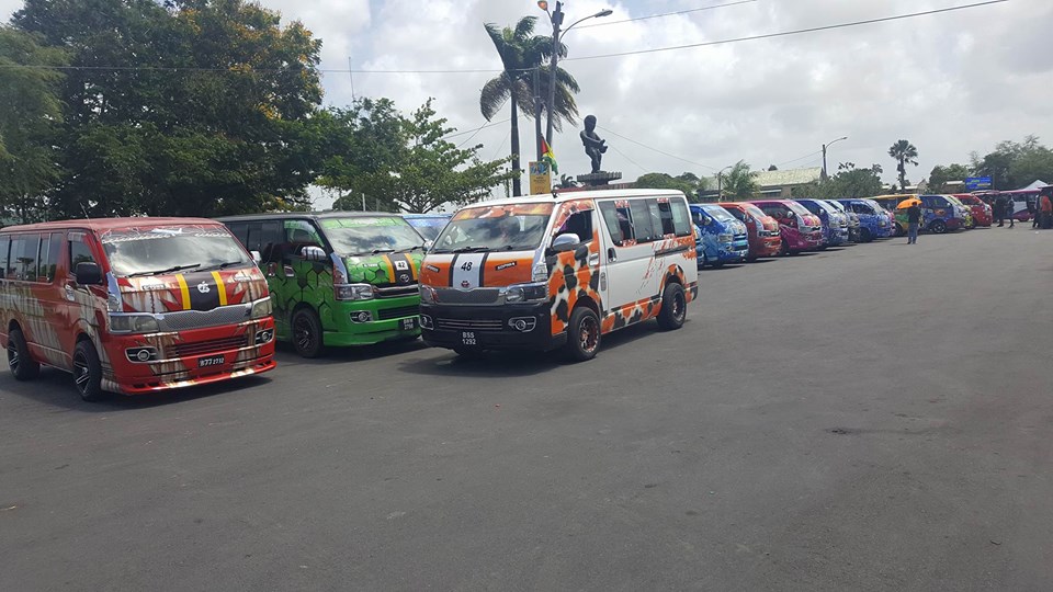 Police ease brakes on ‘wrapped’ minibuses – Demerara Waves Online News ...