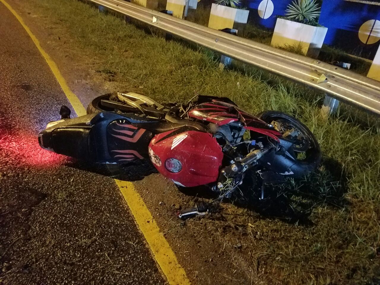 CBR biker dies at Russian Embassy turn