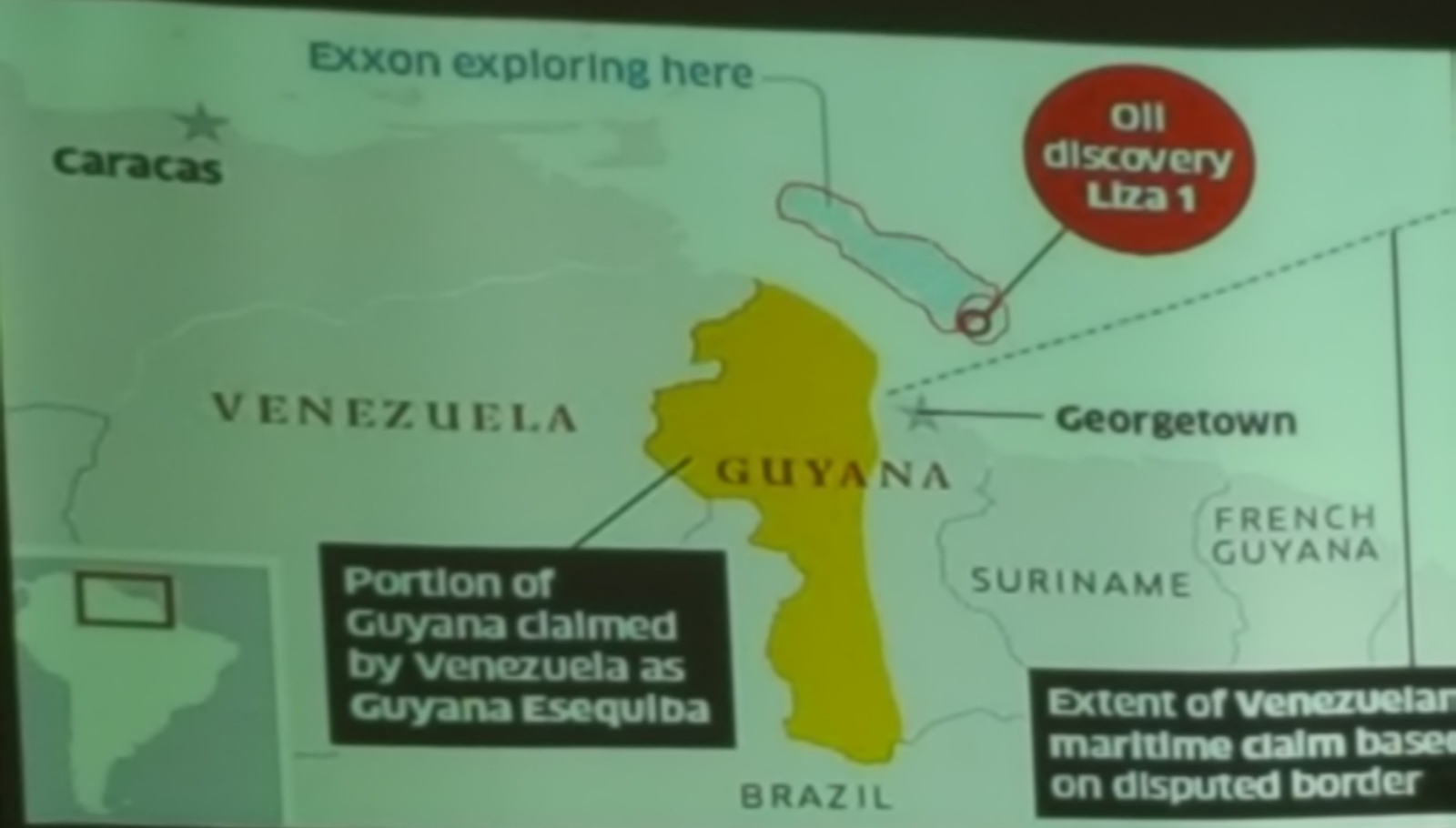 ExxonMobil concession should remain “intact” for strategic border security reasons