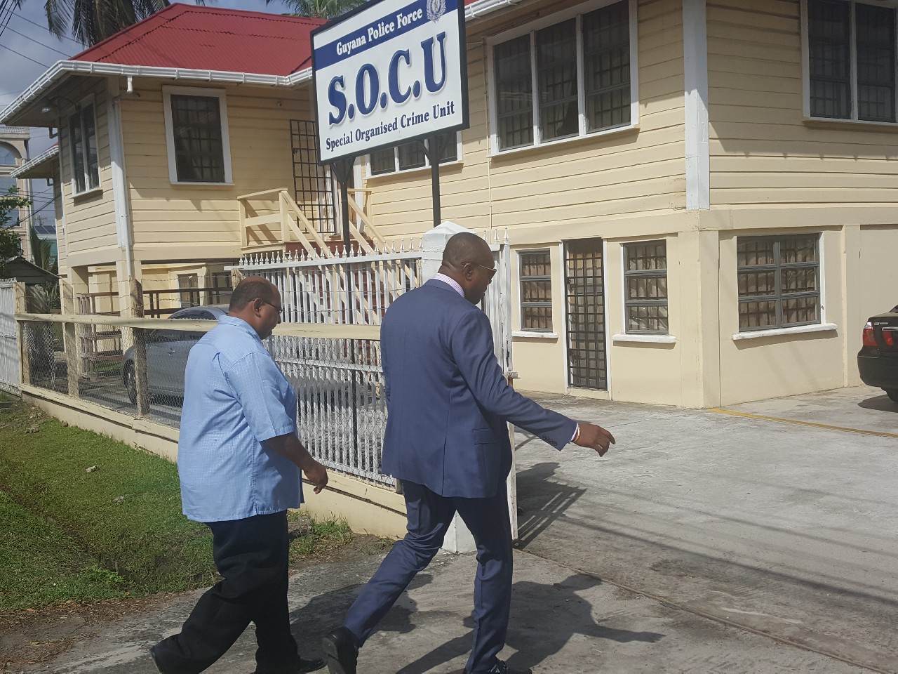 Brassington, Ashni Singh walk into SOCU for questioning