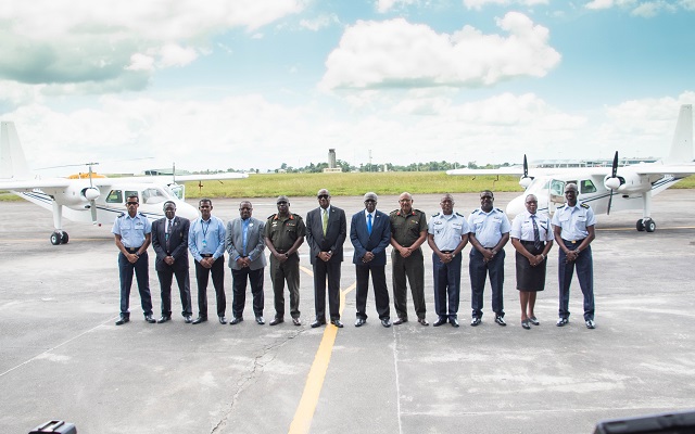 ‘We are committed to providing the resources for you to fulfil your duties’  -Minister Harmon commissions two new Islanders for GDF