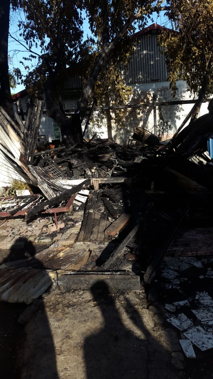 Husband dies, rescued wife severely burnt, house destroyed