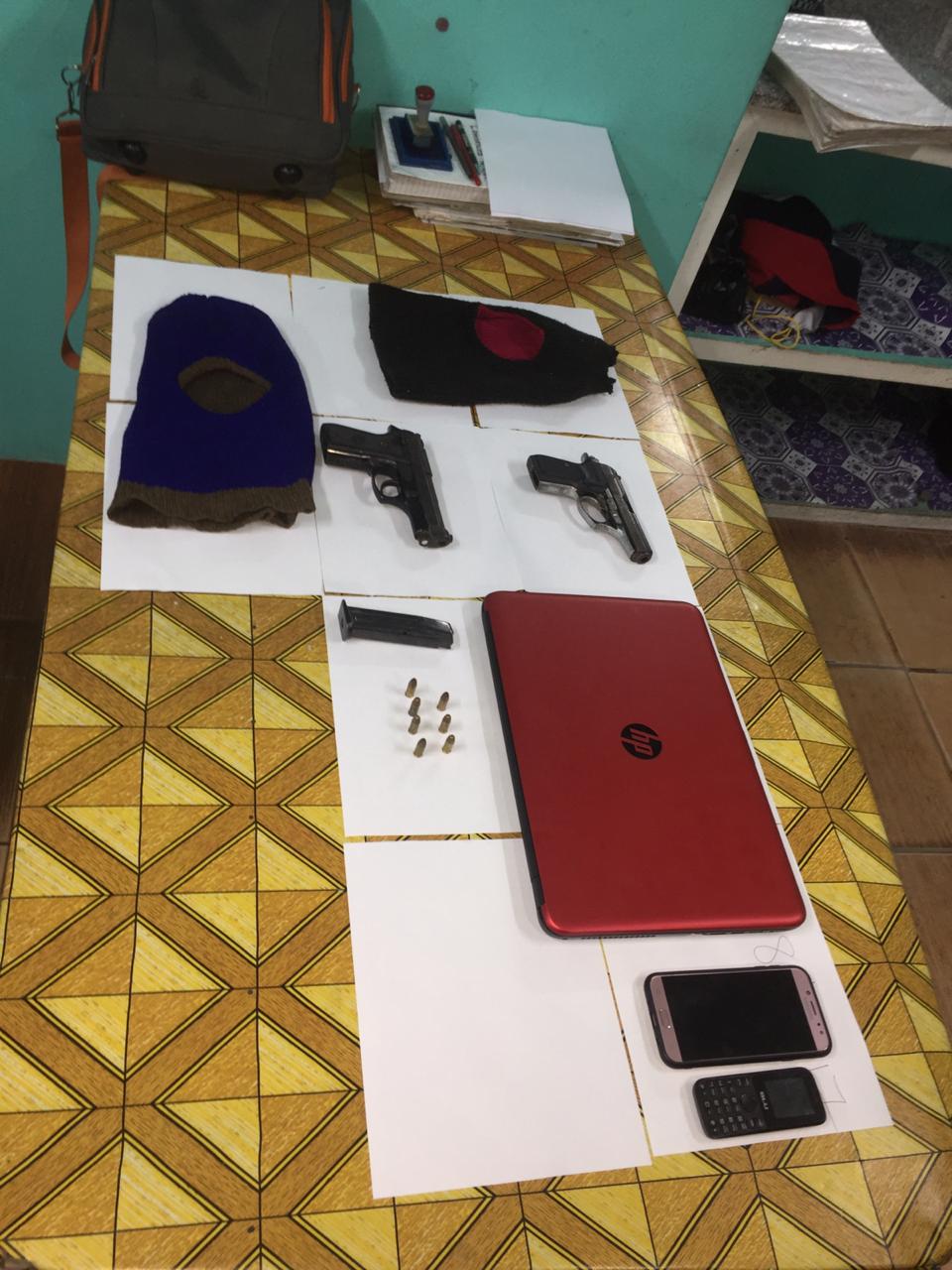 Three held with guns, stolen items following Parika robbery
