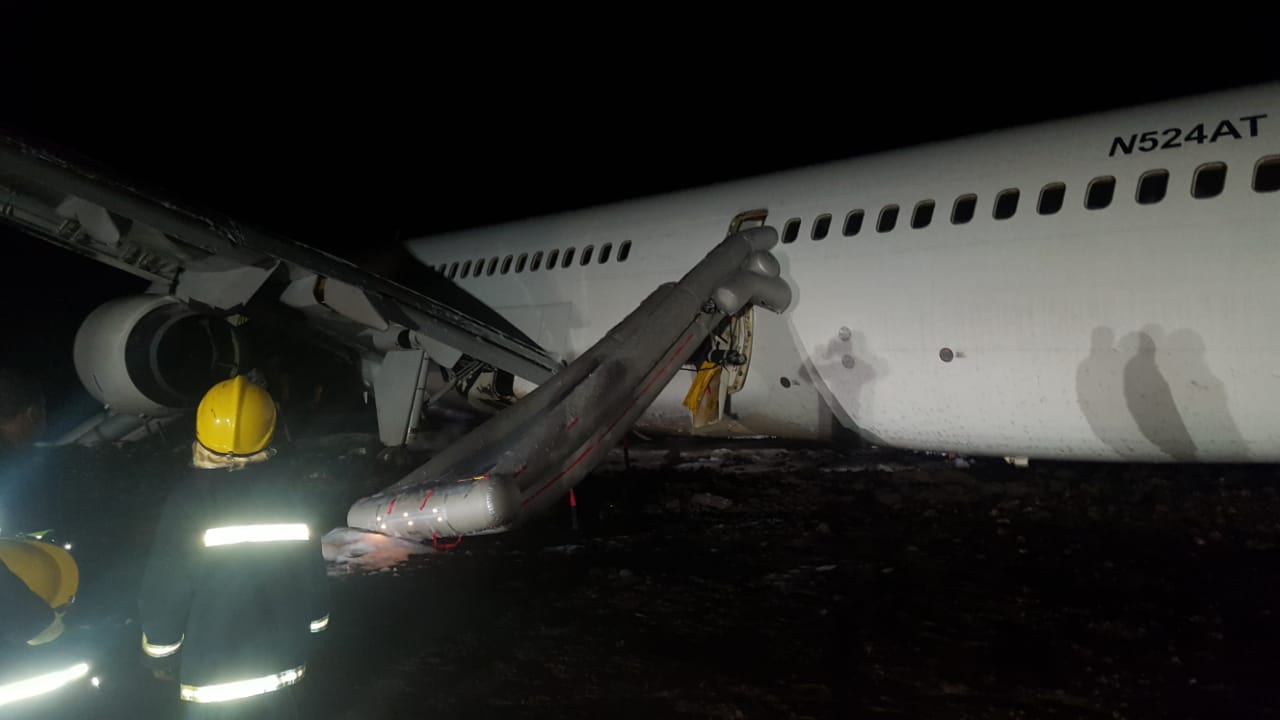 Fly Jamaica plane crash-lands at Cheddi Jagan Airport, six injured